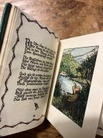 【袖珍本挿絵入り】（独）シェッフェル詩集〜ゲッキンゲンのトランペットより　イーダ・べリッシュによる木版挿絵とレタリング　Lieder aus dem Trompeter von Gokkingen. Geschrieben und illustriert von Ida Berisch.