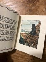 【袖珍本挿絵入り】（独）シェッフェル詩集〜ゲッキンゲンのトランペットより　イーダ・べリッシュによる木版挿絵とレタリング　Lieder aus dem Trompeter von Gokkingen. Geschrieben und illustriert von Ida Berisch.