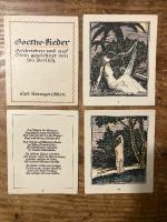 【袖珍本挿絵入り】（独）ゲーテ詩集　イーダ・べリッシュによる石版挿絵とレタリング　Goethe-Lieder. Geschrieben und auf Stein gezeichnet von Ida Berisch.