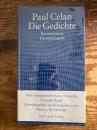 （独）パウル・ツェラン全詩集 ヴィーデマン注釈及び編 ズーアカンプ書店 編者サイン　Die Gedichte. Kommentierte Gesamtausgabe in einem Band. Hg. u. kommentiert v. Barbara Wiedemann.
