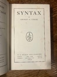 Syntax. [A Grammar of the English Language, Vol. 3]