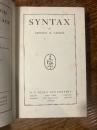 Syntax. [A Grammar of the English Language, Vol. 3]