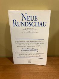 Neue Rundschau: Von vorletzten Dingen; Uber Hans Blumenberg.