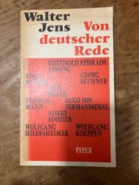 Von deutscher Rede.