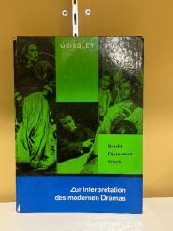 Zur Interpretation des modernen Dramas Brech-Durrenmatt,-Frisch