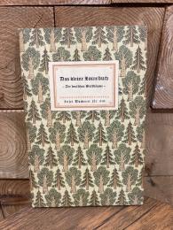 【インゼル文庫316番】小さな木の本〜ドイツの森の木　Das kleine Baumbuch. Farbige Bilder von Willi Harwerth. Geleitwort von Friedrich Schnack. Die deutschen Waldbaume.  [Insel-Bucherei Nr. 316]