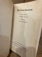 【インゼル文庫316番】小さな木の本〜ドイツの森の木　Das kleine Baumbuch. Farbige Bilder von Willi Harwerth. Geleitwort von Friedrich Schnack. Die deutschen Waldbaume.  [Insel-Bucherei Nr. 316]