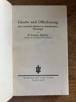 Glaube und Offenbarung. Eine kritische Studie zur dialektischen Theologie.