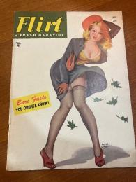 【ピンナップマガジン】フラート1954年8月号、カバー Peter Driben　Flirt, A Fresh Magazine Volume 7 August 1954 Number 4