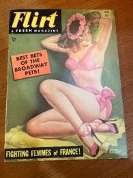 【ピンナップマガジン　カバー Peter Driben】フラート　1954年6月号　Flirt, A Fresh Magazine Volume 7 June 1954 Number 3