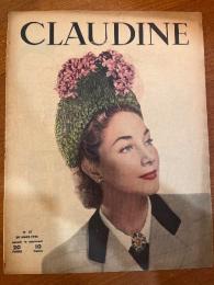 【Claudeine】フランスファッション誌 1946年3月　Caludine 20 Mars 1946 parait le mercerdi 20 pages 10 francs