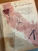 【Claudine】フランスファッション誌 1954年 11月　Claudine 28 Novembre 1945 parait le mercredi 20 Pages