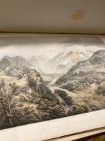（英）英国湖水地方　パイン著　ピッケン画多色刷り石版　Lake Scenery of England.