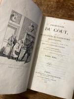 （仏）味覚の生理学　[美味礼賛]　ブリア＝サヴァラン著　1829年第3版モニエ画石版扉絵2葉入り　背子牛革マーブル装　全2巻　Physiologie du gout, ou meditations de gastronomie transcendante; ouvrage theorique, historique et a l'ordre du jour, dedie aux gastronimes parisiens. Troisieme Edition.