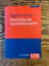 （独）言語哲学の歴史　～始まりからルソーまで　コセリウ著　Geschichte der Sprachphilosophie von den Anfangen bis Rousseau. Neu bearbeitet und erweitert von Jorn Albrecht. Mit einer Vorbemerkung von Jurgen Trabant. [UTB]