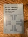 Aufsatze und Vortrage zur Wortfeldtheorie. Hg. v. Anthony van der Lee und Oskar Reichmann.