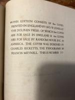 【限定800部315番】（英）ジャン・ポール・レイモンドとチャールズ・リケッツによるオスカー・ワイルド追想　ナンサッチプレス1932年刊行　Oscar Wilde Recollections by Jean Paul Raymond & Charles Ricketts.