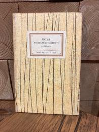 【インゼル文庫570番】ゴヤ デッサン集　Francisco Goya Pinselzeichnungen. [Insel-Bucherei Nr. 570]