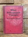 What Billingsgate Thought. A Country Gentlemen’s Views on Snobbery.