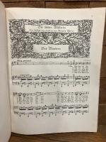 （独）シューベルト歌曲集　シュッツ挿絵　Schubert Lieder fur Singstimme mit Pianofortebegleitung. Neu zusammengestellt von Franz J. Listl. Bilder und Buchschmuck von Erich Schutz.