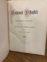 （独）ベルリンの舗道〜19世紀末ベルリンの生活　1891年ベルリン刊行　Berliner Pflaster. Illustrierte Schilderungen aus dem Berliner Leben. Unter Mit wirkung erster Schriftsteller und Kunstler.