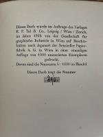【限定1000部396番】 （独）詩経　孔子編　ハインリッヒ・リュッケルトとアルベルト・エーレンシュタインによるドイツ語訳　1922年限定版　Schi-king. Das Liederbuch Chinas. Gesammelt von Kung-Fu-Tse. Hundert Gedichte dem Deutschen angeeignet nach Friedrich Ruckert von Albert Ehrenstein.