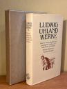 Ludwig Uhland Werke. Band IV. Wissenschaftliche und Poetologische Schriften Politische Reden und Aufsatze.