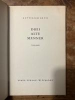 【初版】三人の年取った男たち　ゴットフリート・ベン　Drei alte Männer.