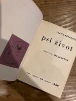 (捷) 犬の生活　ルドヴィーク・アシュケナージ著　オタ・ヤネチェク挿絵　Psi zivot. Illustroval Ota Janecek.