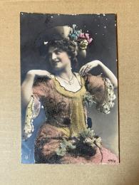 フランス　女優　戦前絵ハガキ　