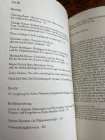 (独) 現象学研究 1997年　Phänomenologische Forschungen = Phenomenological studies = Recherches phénoménologiques. Neue Folge 2; 1997 - 2. Halbband.