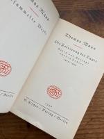 【初版特装革装版】(独)日々の要求～1925年から29年にかけての演説と論文集 トーマス・マン 全集1930年著者印刷サイン入り150部18番 Die Forderung des Tages. Reden und Aufsätze aus den Jahren 1925-1929.