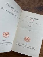 【初版】(独) 魔の山 第２巻フィッシャー 全集1924年 トーマス・マン Der Zauberberg. Roman. Zweiter Band.
