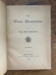 (独) ウィーンの劇場　Das Wiener Theaterleben.