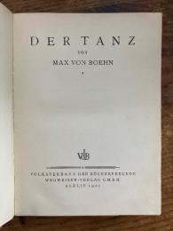 (独) ダンスの歴史　マックス・フォン・ベーン　Der Tanz.
