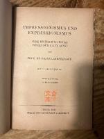 (独) 印象主義と表現主義 〜 新芸術へのガイド　ランズベルガー著　Impressionismus und Expressionismus. Eine Einführung in das Wesen der neuen Kunst.