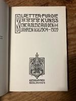 (独) シュテファン・ゲオルゲ主宰 芸術草紙 抜粋号 第3巻（1904-1909年）Blaetter fuer die Kunst. Eine Auslese aus den Jahren 1904-1909.