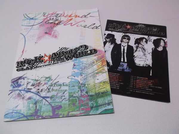 グレイ GLAY ROCK AROUND THE WORLD 2010-2011ツアーパンフ ♪チラシ付