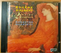 輸入・クラシックＣＤ、　D’ALBERT　：　２ String　Quartets　１　in　a　minor　Op７　／２　in　Flat　Op　11