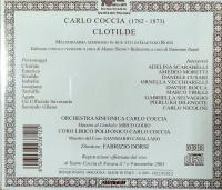 輸入・クラシックＣＤ、　COCCIA　：　CLOTILDE