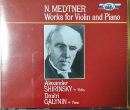 輸入・クラシックＣＤ　　MEDTNER　：　Works　ｆｏｒ　Violin　and　Piano