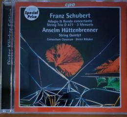 輸入・クラシックＣＤ　　Schubert　：Adagio ＆ Rondo concertante、　Huttenbrenner　：String Quintet