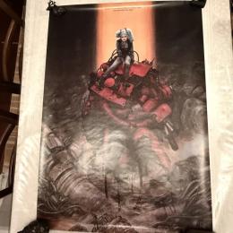 ガンダム「逆襲のシャア」ガンダムスーツ　A1ポスター　イラスト加藤尚之