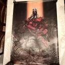 ガンダム「逆襲のシャア」ガンダムスーツ　A1ポスター　イラスト加藤尚之