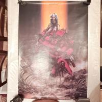 ガンダム「逆襲のシャア」ガンダムスーツ　A1ポスター　イラスト加藤尚之