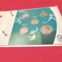東京2020オリンピック競技大会記念 500円バイカラー・クラッド貨幣・100円クラッド貨幣コンプリートセット