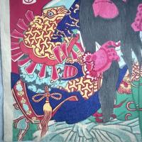 めでたや浮世絵‼️「関羽　中村芝翫」三国志　豊原国周　筆　役者絵大判錦絵