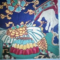 めでたや浮世絵‼️「玄徳　坂東彦三郎」三国志　豊原国周　筆　役者絵大判錦絵