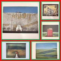 世界感かわる‼️馬場章真作エッチング　銅版画　"VIEW   5部作とあわせ額一点