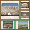 世界感かわる‼️馬場章真作エッチング　銅版画　"VIEW   5部作とあわせ額一点